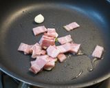菜の花とベーコンの炒めもの作り方3写真
