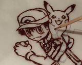 キャラチョコ X'masケーキ ポケモン作り方6写真