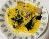 鶏もも肉とほうれん草、きのこのパスタ🍝作り方9写真