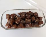 味のしみた我が家のピリ辛蒟蒻作り方7写真