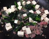 *豆腐とひき肉の甘辛みそ炒め*作り方4写真