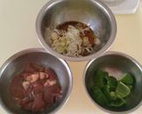 鶏レバーとピーマンの葱酢和え作り方1写真