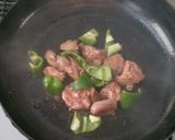 鶏レバーとピーマンの葱酢和え作り方4写真