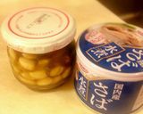 酢大豆と鯖の水煮をあえるだけで超つまみ！作り方1写真