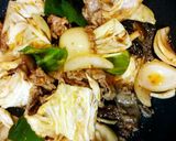 牛肉と野菜のピリ辛オイスター炒め。作り方6写真