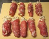 豚こまでOK！柚子胡椒香る♡えのき肉巻き作り方5写真