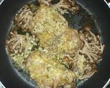 鶏もも肉シメジの簡単バジルチーズソース作り方13写真