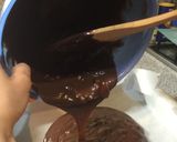 ハートの濃厚チョコケーキ作り方6写真