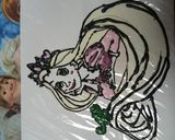 ラプンツェルのキャラチョコ作り方3写真