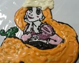 ラプンツェルのキャラチョコ作り方6写真