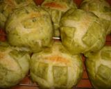 玉露緑茶入りメロンパン作り方11写真