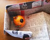 新聞紙を使ってちぃサイズケーキの型作り♪作り方16写真