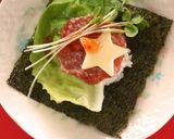 サラミとチーズのスイートチリ☆手まきご飯作り方4写真