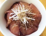 麺つゆでブリの漬け丼！簡単！美味い！作り方4写真