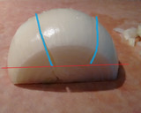 簡単　玉ねぎをスライスする裏ワザ作り方2写真