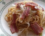 時短パスタと冷凍菜の花でペペロンチーノ作り方12写真