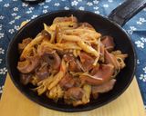 砂肝とキノコの豆板醤炒め♪作り方7写真
