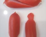 手まきごはん☆赤ウインナーのエビフライ風作り方1写真