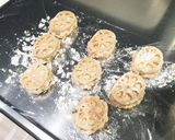 節約！ レンコンはさみ焼き 梅風味作り方5写真