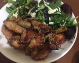 手羽先とごぼうの照り焼き風作り方7写真