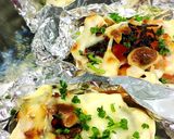 簡単！塩昆布トマトの豆腐チーズ焼き作り方6写真