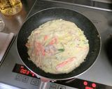 粉なし‼豆腐でふわふわヘルシーお好み焼き作り方5写真