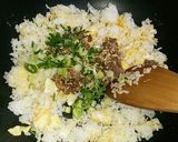 豚こまdeチャーハン♪作り方3写真