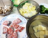 美味しく脂質カット♡鮭の豆乳クリーム煮作り方1写真