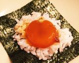 卵黄醤油漬けで「卵かけ手巻きごはん」作り方3写真