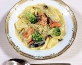 美味しく脂質カット♡鮭の豆乳クリーム煮作り方8写真