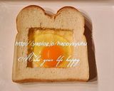 キャベツと黄身溢れる・巣ごもり☆トースト作り方4写真