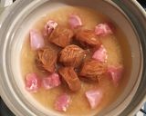 土鍋で梅干しの炊き込みご飯作り方3写真