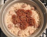 土鍋で梅干しの炊き込みご飯作り方5写真