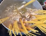エリンギクリームパスタ作り方2写真