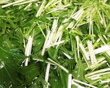 水菜とマカロニのシャキシャキサラダ♪♪作り方1写真