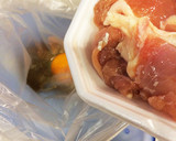 鶏モモ肉を 玉子衣焼きで ネギソース添え作り方3写真