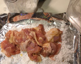 鶏モモ肉を 玉子衣焼きで ネギソース添え作り方6写真