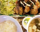 鶏モモ肉を 玉子衣焼きで ネギソース添え作り方11写真