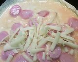 魚肉ソーセージオムレツ作り方4写真