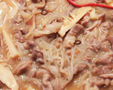 豚しらたきと筍の甘辛味噌炒め作り方5写真