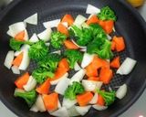 ごろごろ野菜と鶏胸肉の味噌照り焼き炒め作り方5写真