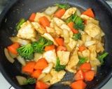 ごろごろ野菜と鶏胸肉の味噌照り焼き炒め作り方6写真