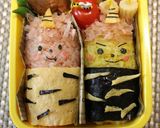 節分☆スティックおにぎり　鬼さん弁当☆作り方7写真