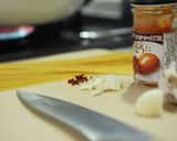 瓶詰めウニのクリームスパゲッティ作り方1写真