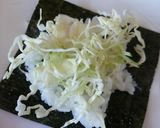 手巻きご飯でソースカツ丼風～作り方2写真