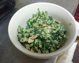 皮付き大根ステーキ 葉っぱソース作り方3写真