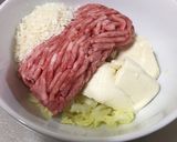 W豆腐使いでもちふわ♡あんかけ豆腐まん作り方2写真