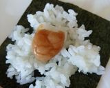 手巻きご飯に梅ゴマ昆布！作り方2写真