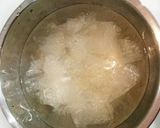 牛乳寒天☆(黄桃)作り方1写真