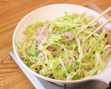 豚ばらキャベツの青じそ香り炒め作り方4写真
